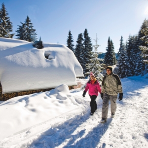 Sonne, Schnee, Berge und die perfekte Almhütte – eine Traumkombination für unvergessliche Tage.