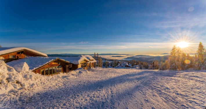 Die Herzl Hütte auf der Hochrindl