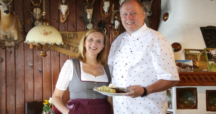 Erika und Karl Peternell von der Pöllinger Hütte auf der Gerlitzen