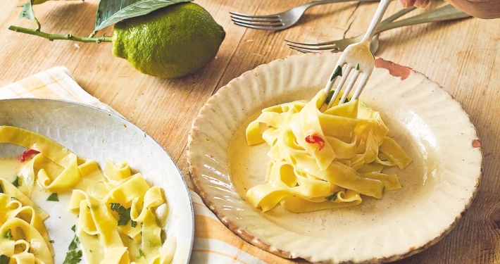 Tagliatelle al limone