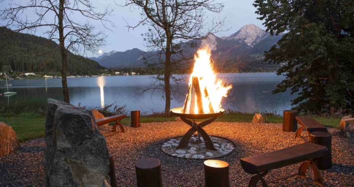 Lagerfeuer Romantik beim Hotel Karnerhof