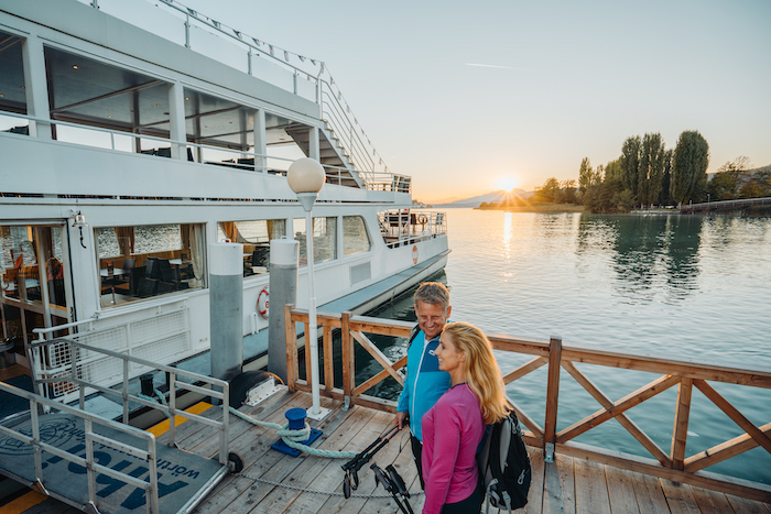 Wandern mit dem Schiff – eine wunderbare Kombination, die man an vielen Kärntner Seen erleben kann