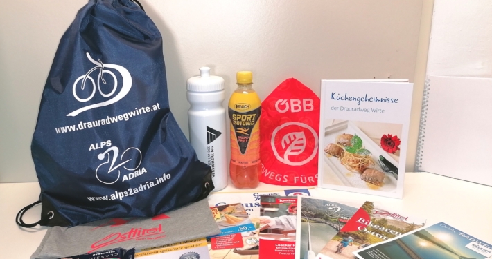 Die Drauradweg-Wirte-Goodiebag.