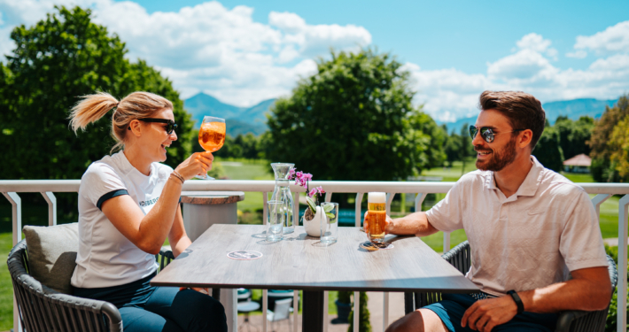 Gemütliches Bier am 