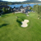 Die Visitenkarte des KGC Dellach: Das Clubhaus mit Blick auf den Wörthersee