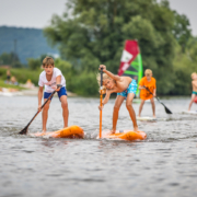 Spaß am SUP beim Kids Race des 