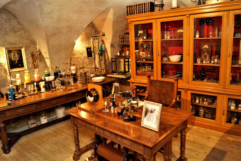 Das Labor im Museum ist ein Highlight.