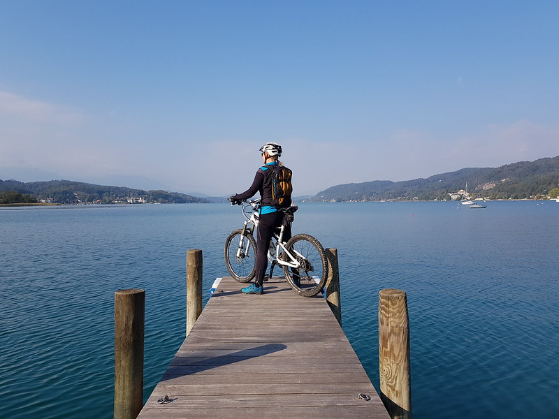 Herrlich: die Tour um den blauen Wörthersee.