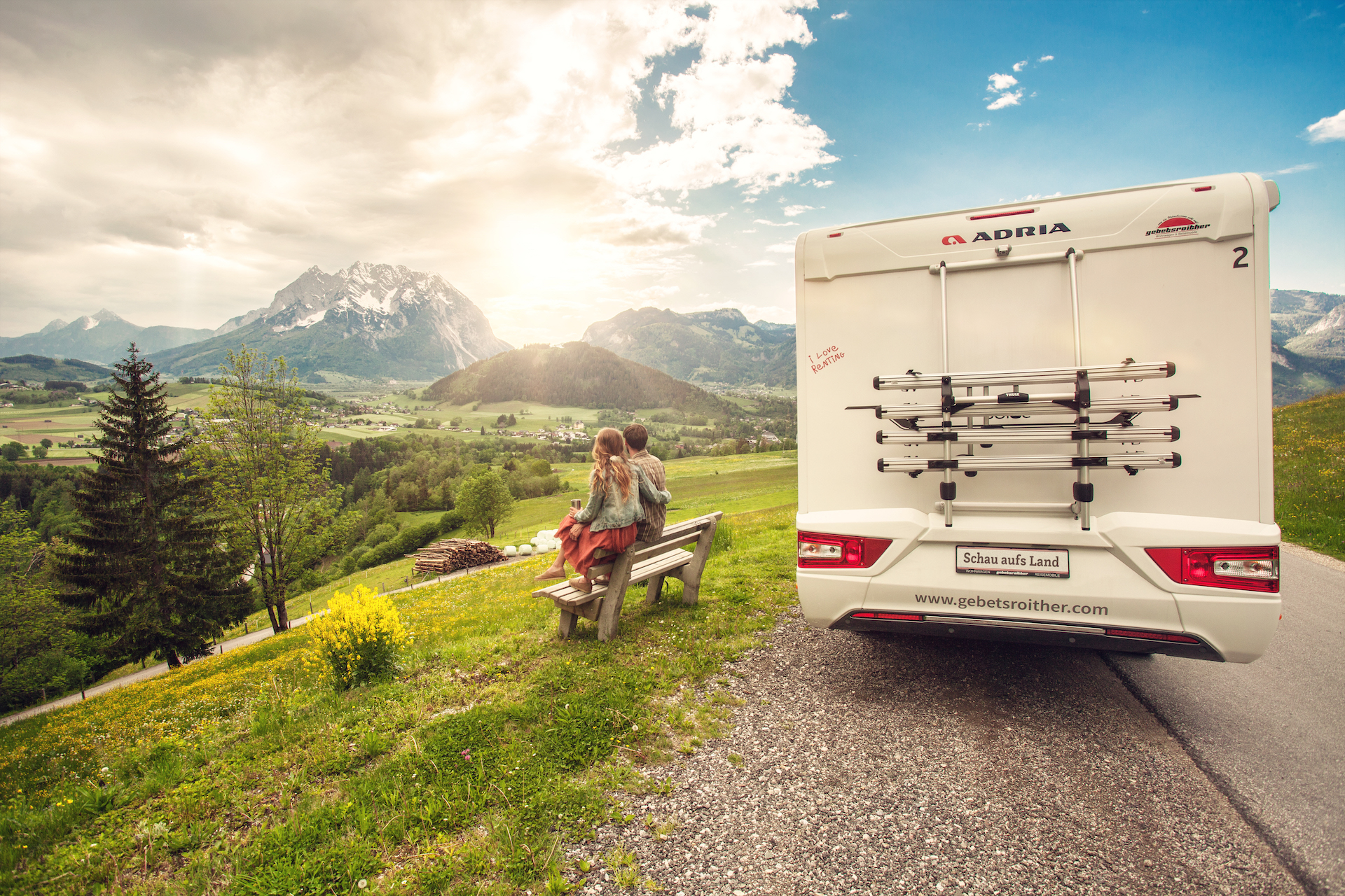 Idyllische Aussichten beim Camping in Österreich