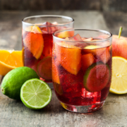 Schmackhafte sommerliche Sangria