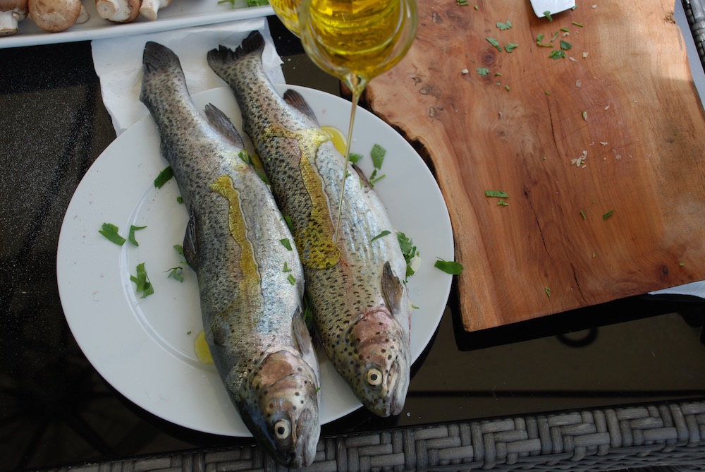 Kärntner Laxn vom Grill