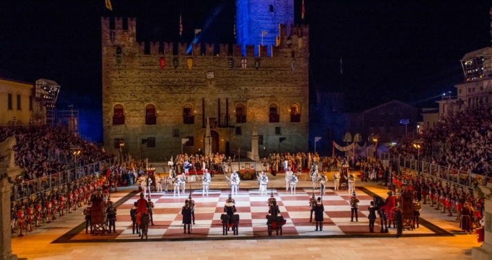 Alle zwei Jahre findet das berühmte lebenden Schachspiel in Marostica statt, heuer vom 9. bis 11. September.