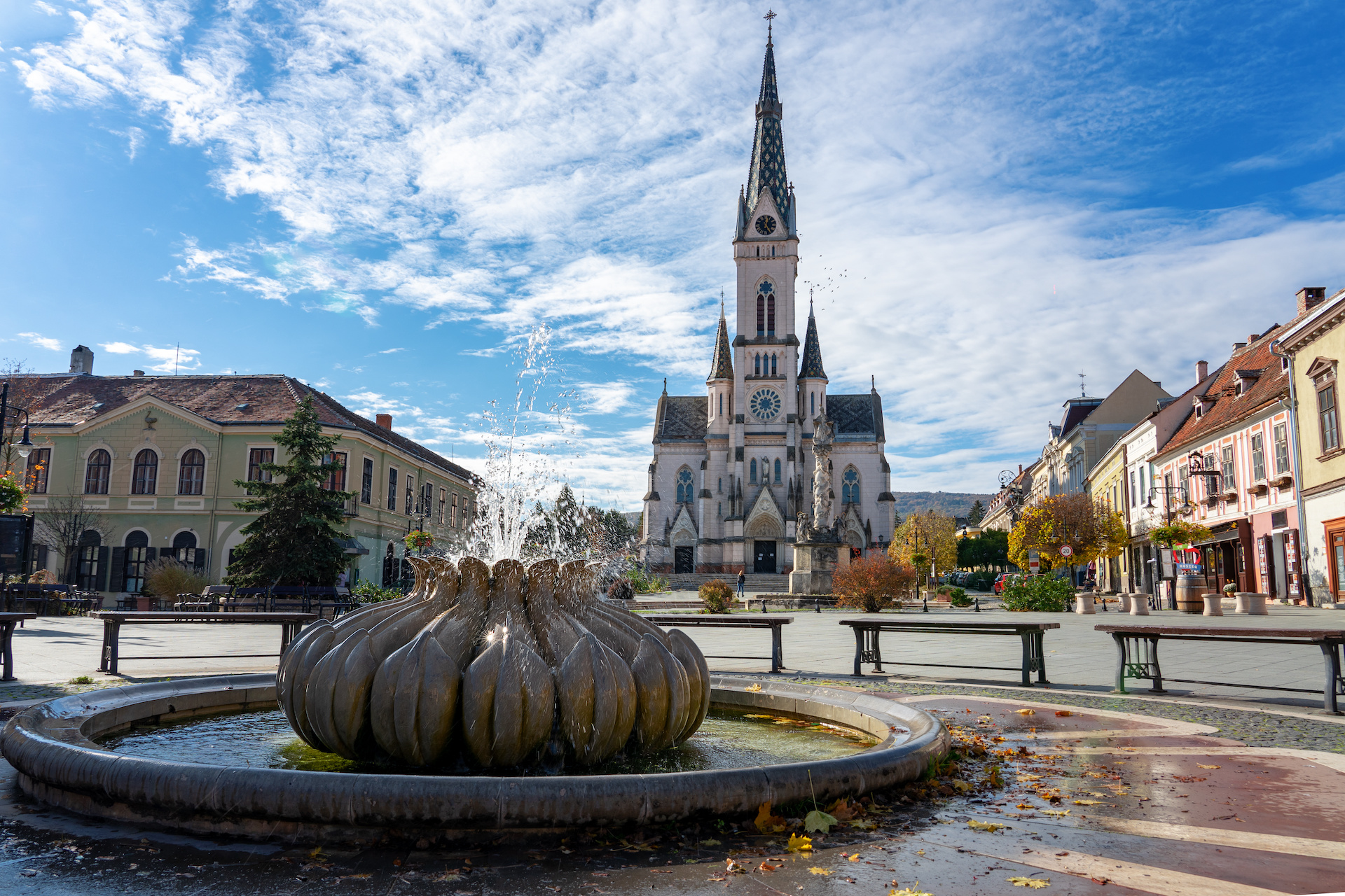 Der Hauptplatz von Kőszeg