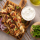 Frische Souvlaki vom Grill