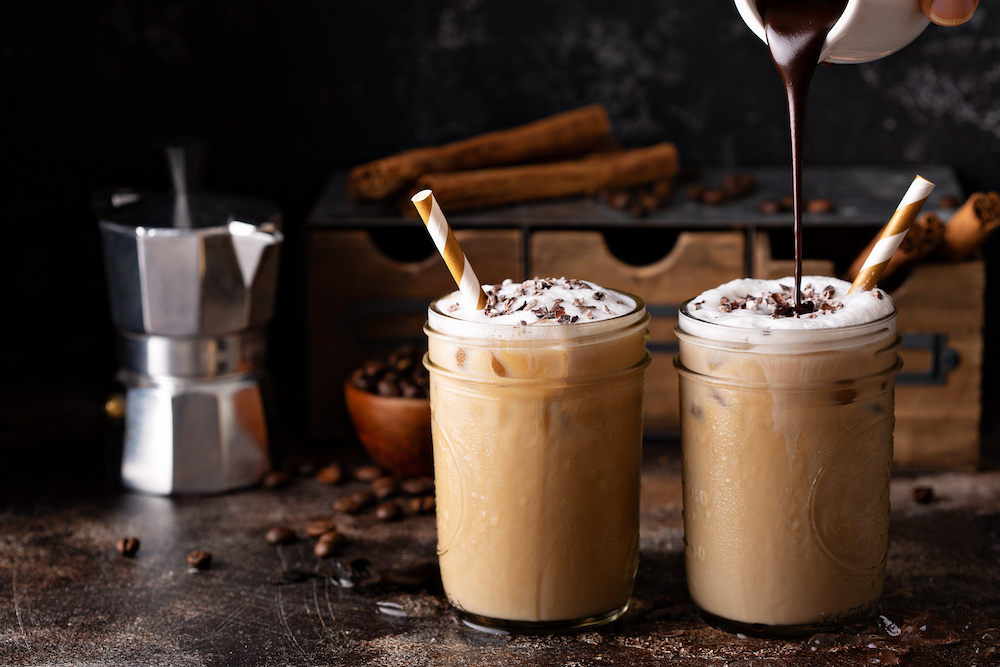 Ein geeister Latte Macchiato als ideale Erfrischung im Spätsommer.