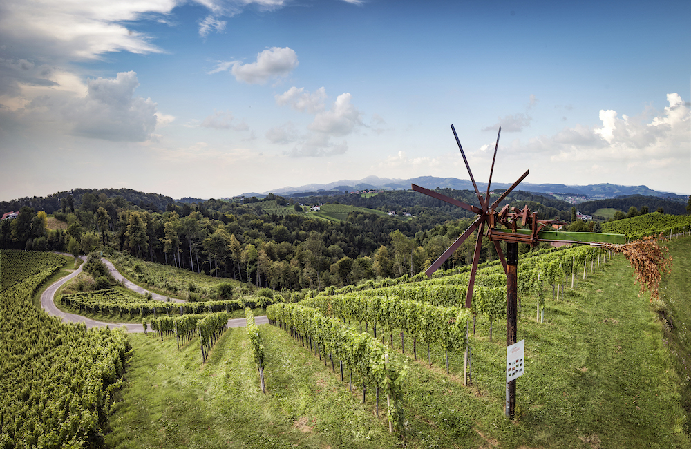 Klapotetz in der Ried Kranachberg, Südsteiermark