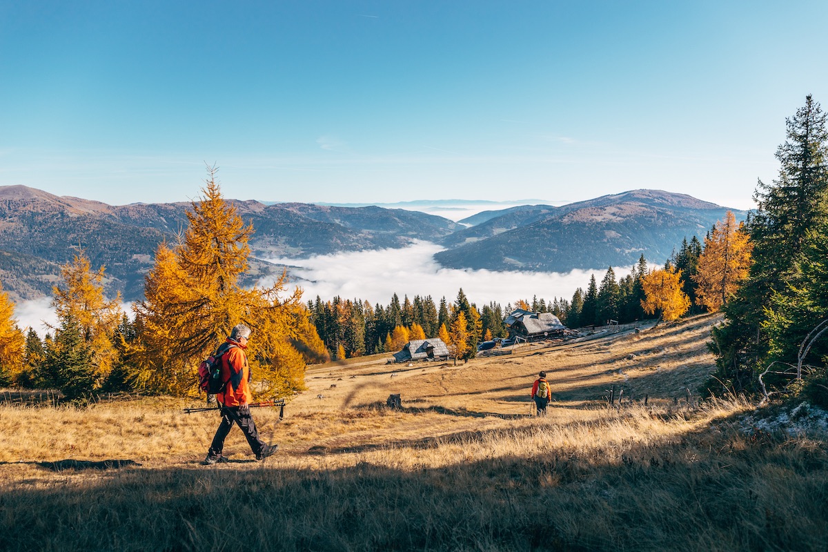Herbstliche Wanderidylle in der wunderschönen Natur Kärntens