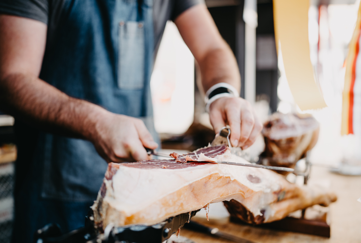 Frischer Prosciutto aus dem nahen Italien darf bei den TdAAK nicht fehlen.