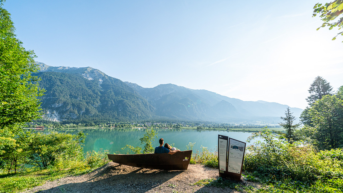 Der Slowtrail am Pressegger See: Herrliches Panorama inmitten der malerischen Landschaft entlang der „Badewanne des Gailtals“.