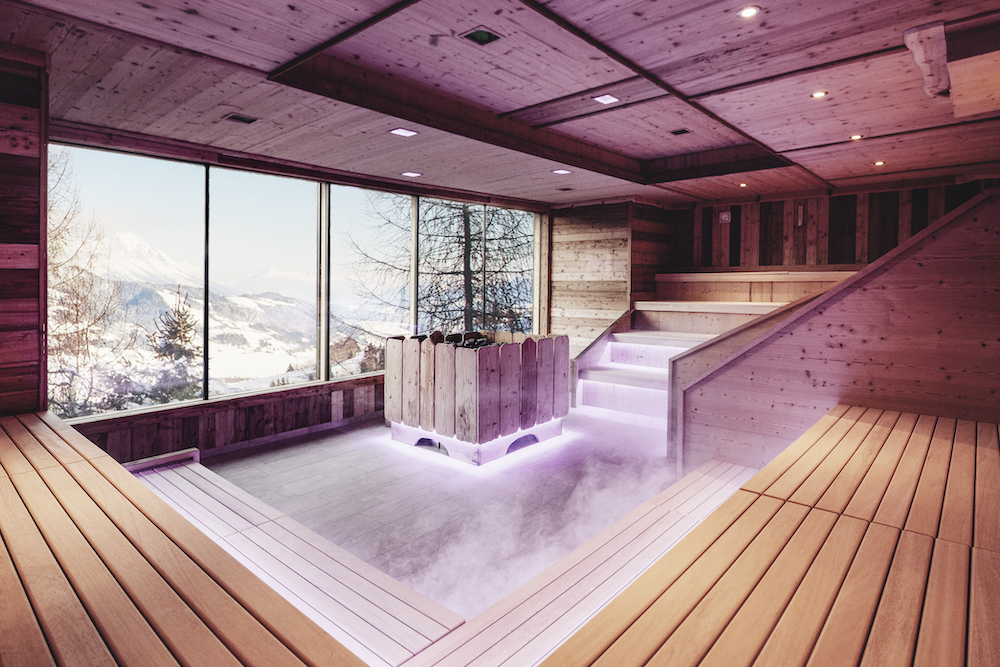Rene Strasser/Natur- und Wellnesshotel Höflehner Entspannung pur auf 5.000m² im Wellnessbereich, wie z.B. hier in unserer Sauna.