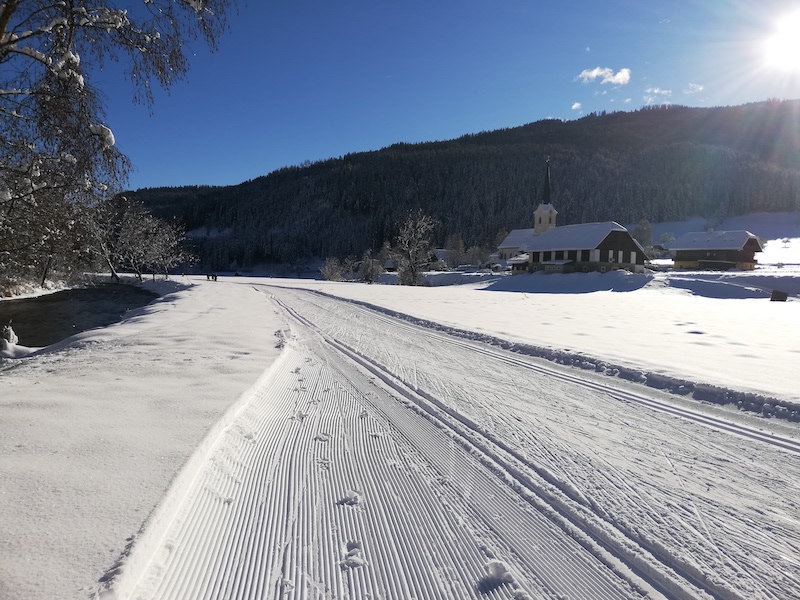 In Gnesau kommen Langlauf-Fans beider Stile voll auf ihre Kosten.