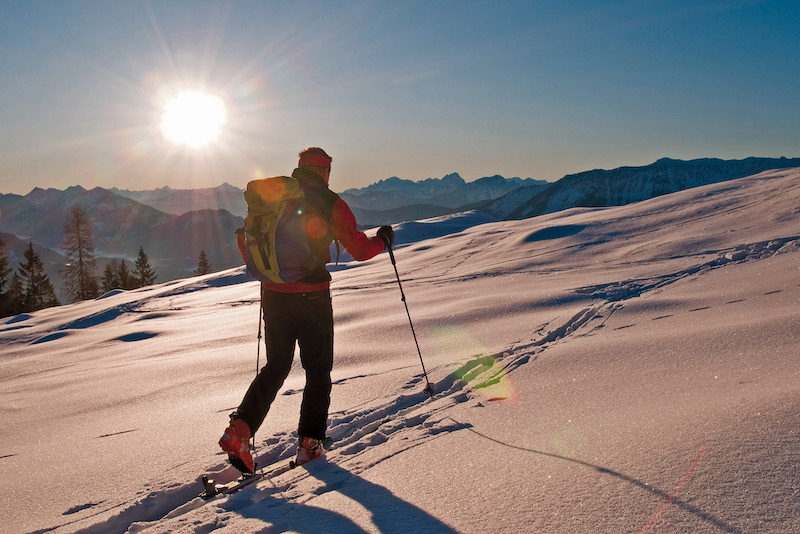Kärnten ist ein Paradies für Wintersportler.