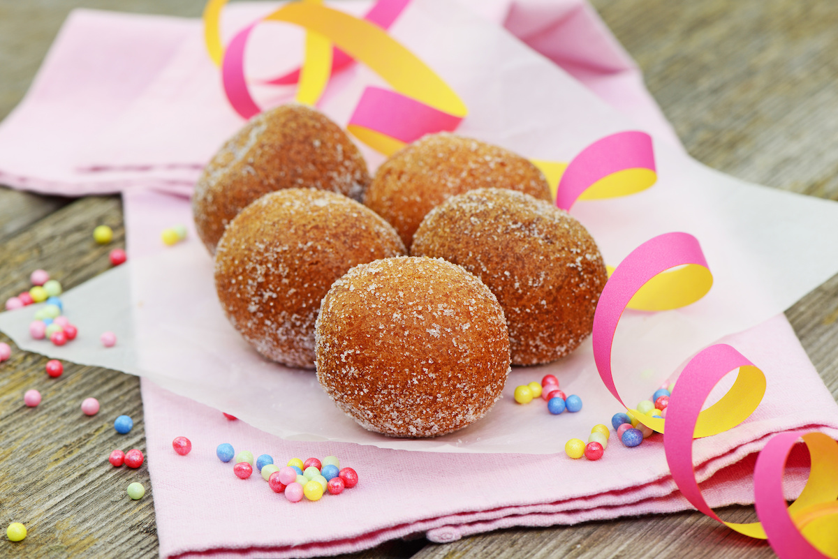 Feine Topfenbällchen, ideal als Snack oder Dessert