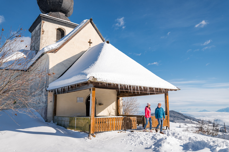 Die kleine Kirche Hoch St. Paul eignet sich perfekt für eine kleine Pause.