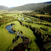 Der Golfplatz wurde perfekt in die wunderschöne Landschaft integriert.