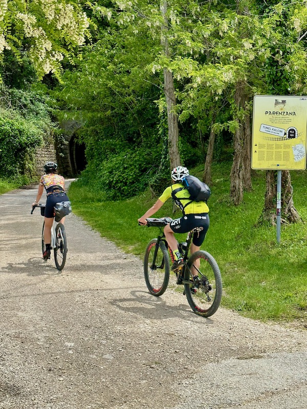 Der Parenzana-Weg ist eine fast autofreie Panoramastrecke für Mountainbiker und Wanderer.