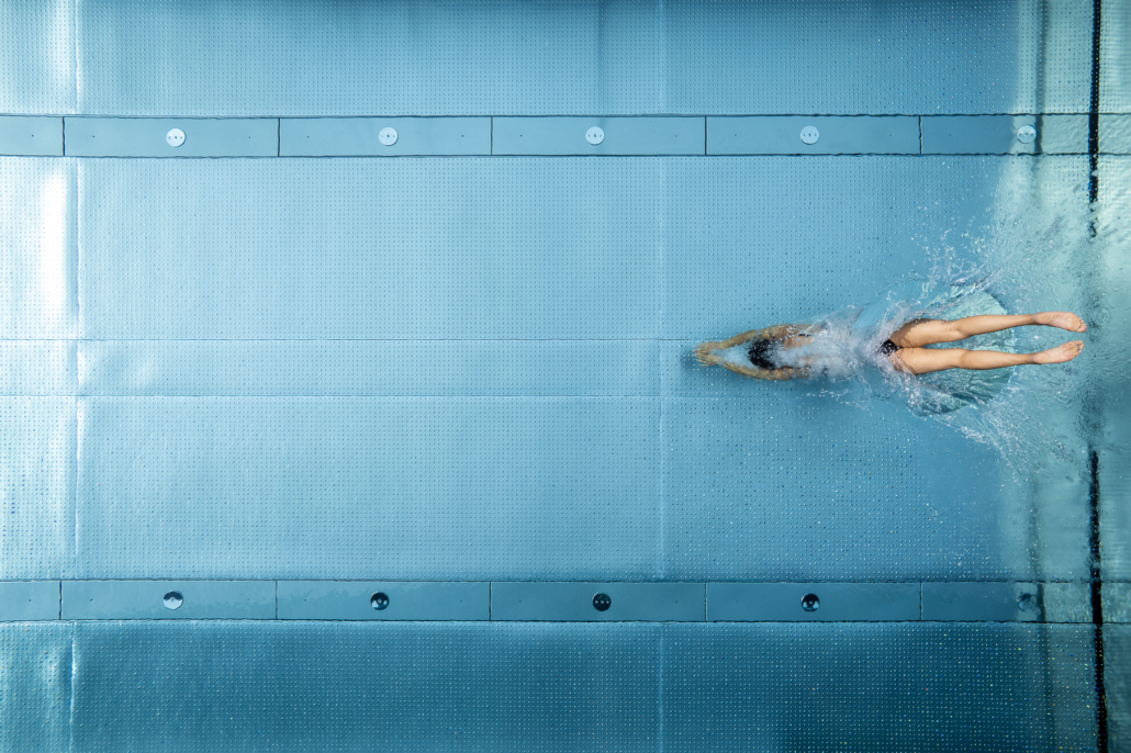 Die Pools sind groß genug für temperamentvolle Krauler und gemütliche Paddler.