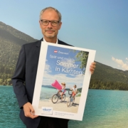 Die von Kärnten Werbung Geschäftsführer Klaus Ehrenbrandtner präsentierte Sonderkampagne der Kärnten Werbung für den Spätsommer ist bereits angelaufen.
