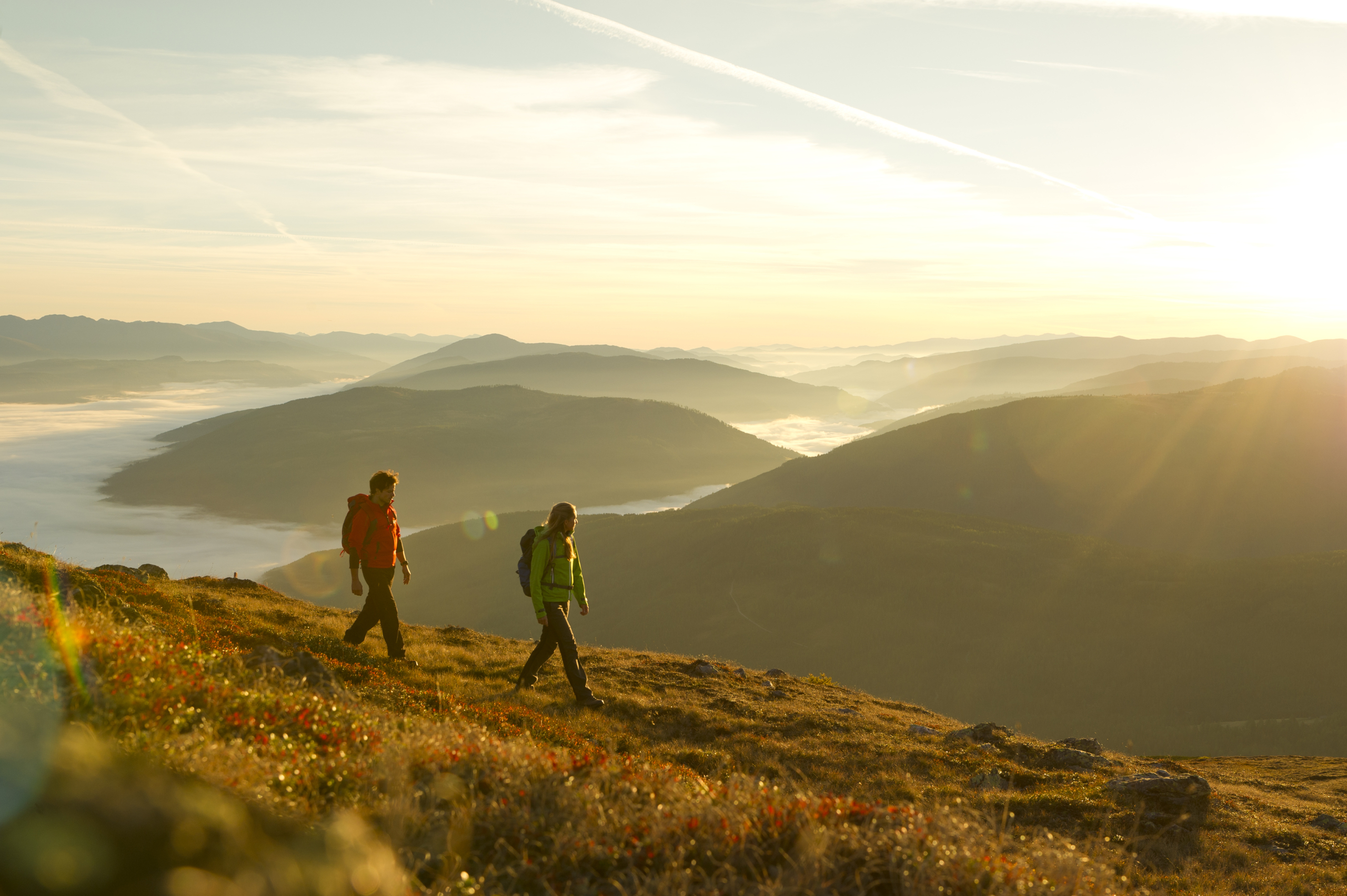 Die Seele baumeln lassen und dem Alltagsstress entfliehen – das gelingt am besten am Berg.