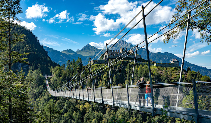 Hängebrücke Higline 179 bei Reutte in Tirol