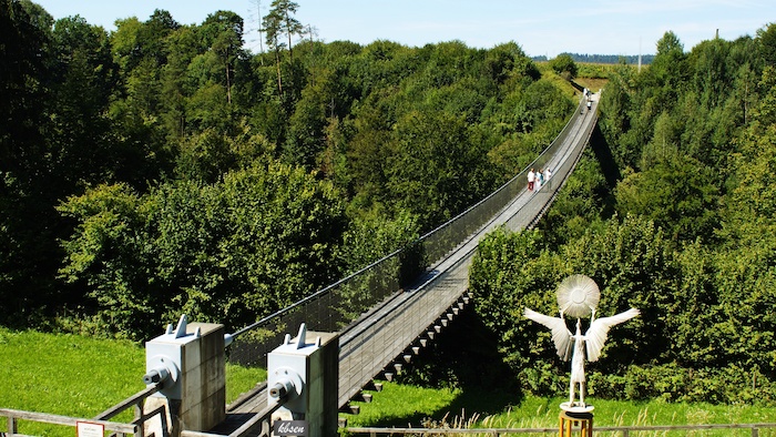 Hängebrücke St. Lucia bei Bleiburg