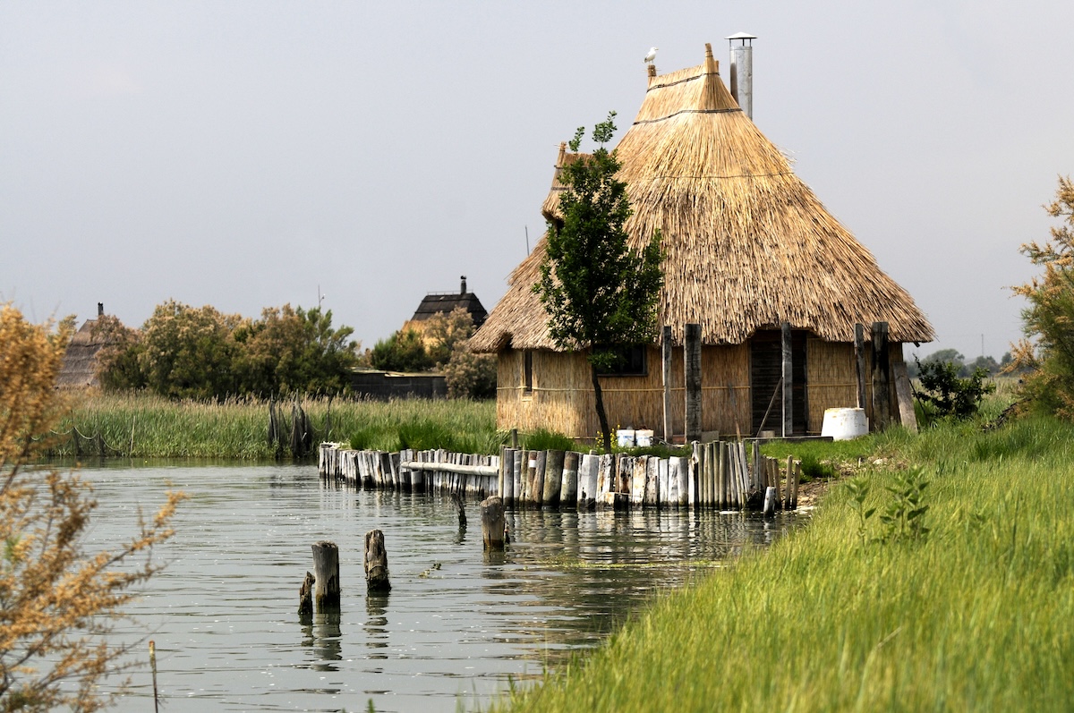 Die Casoni sind typische Fischerhütten in der Lagune von Marano.