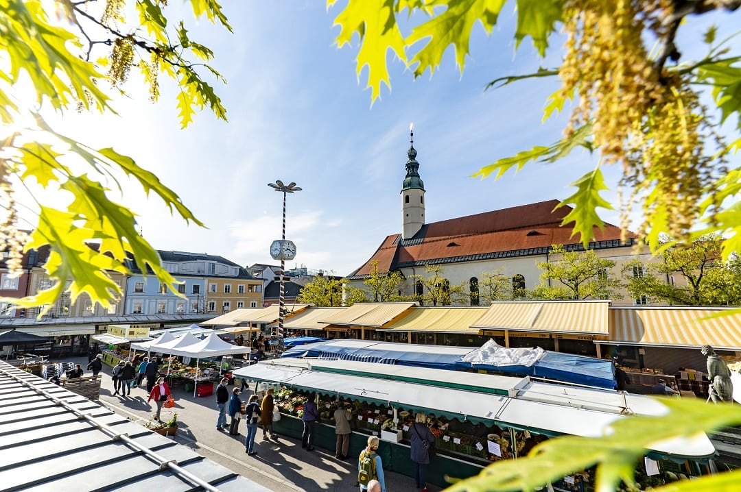 Am Benediktinermarkt wird diese Woche gefeiert.