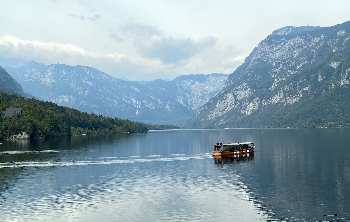 Der malerische Woheiner See im Triglav Nationalpark