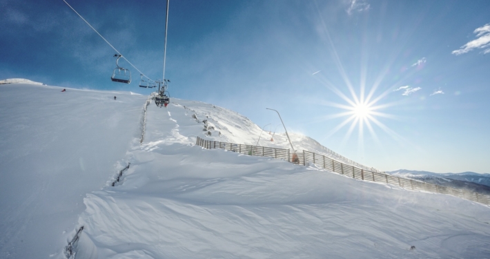 Strahlender Sonnenschein am Katschberg