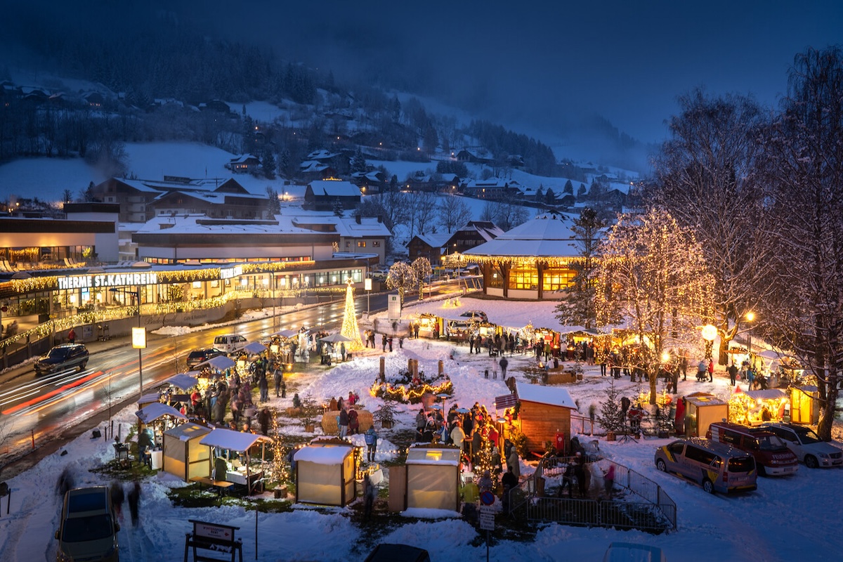 Weihnachtsidylle im Zentrum von Bad Kleinkirchheim