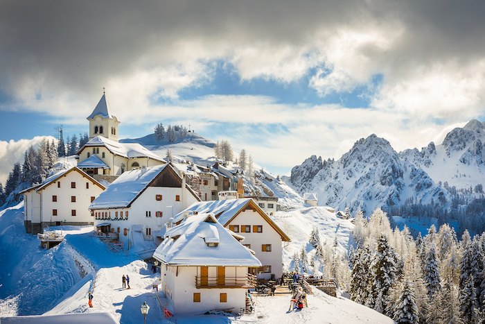 Das bezaubernde Dorf auf dem Luschariberg/Monte Lussari