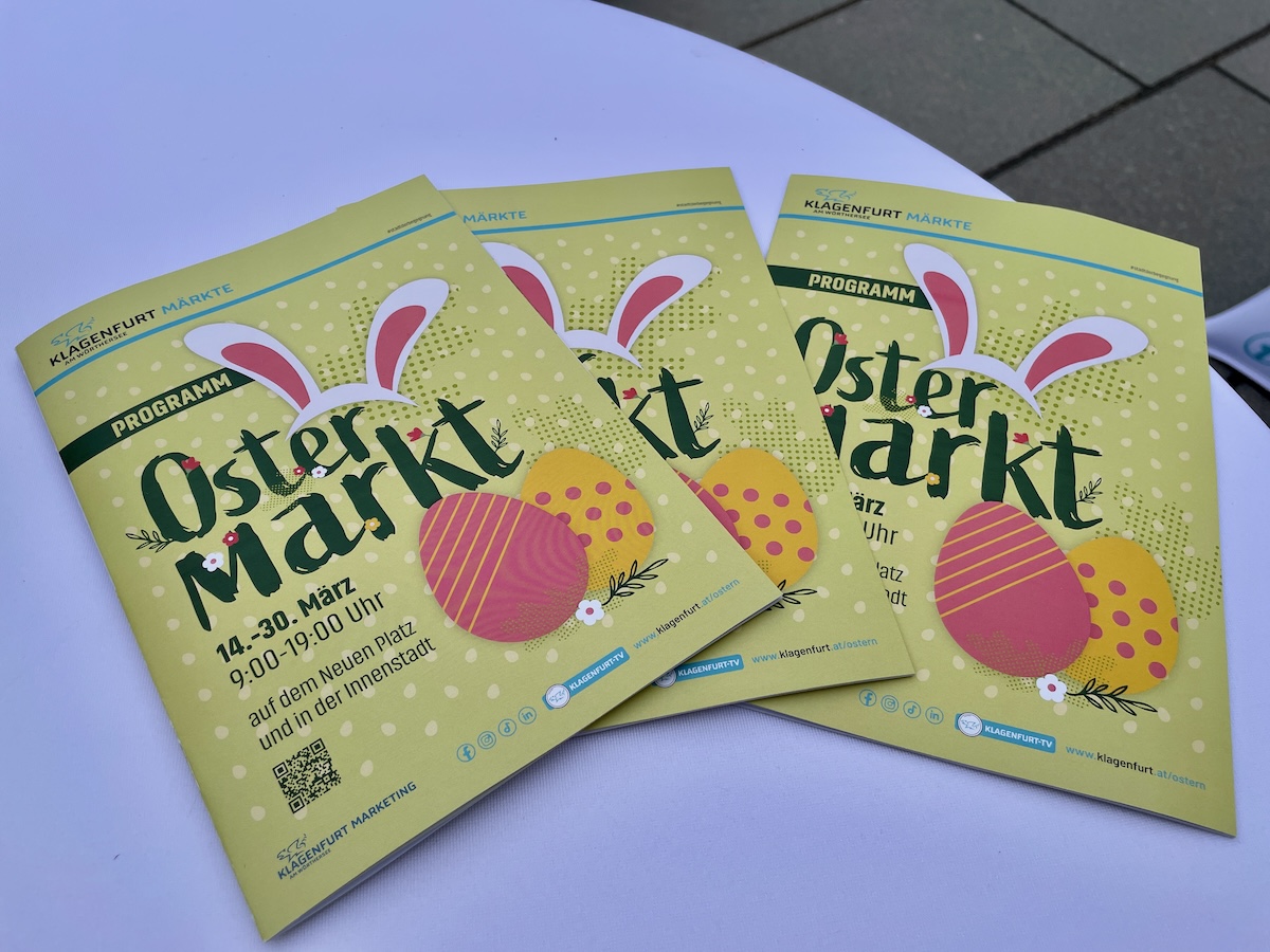 RegionalMedien Kärnten Im Programmheft sind alle Stationen und Termine vermerkt.
