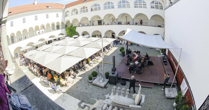 Seit mittlerweile 15 Jahren findet die Klassik im Burghof schon statt.