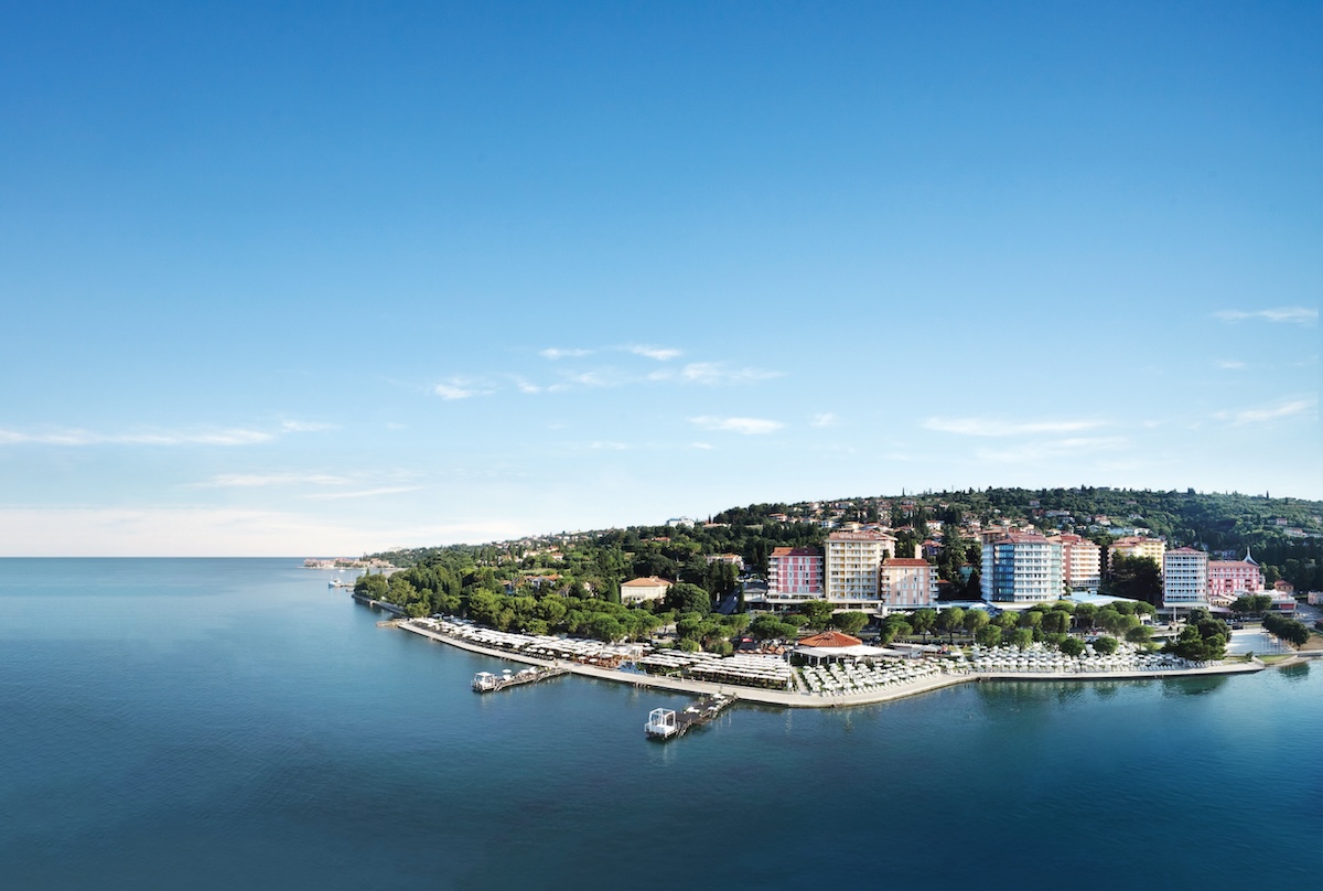 Portorož, der beliebte Erholungsort an der slowenischen Küste, bietet traumhafte Wellnesshotels zum Relaxen.