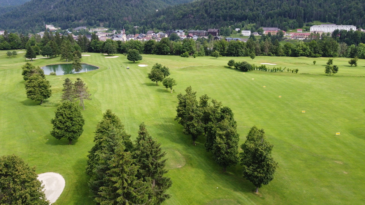 Wunderbares Panorama am Golf Club Senza Confini Tarvisio