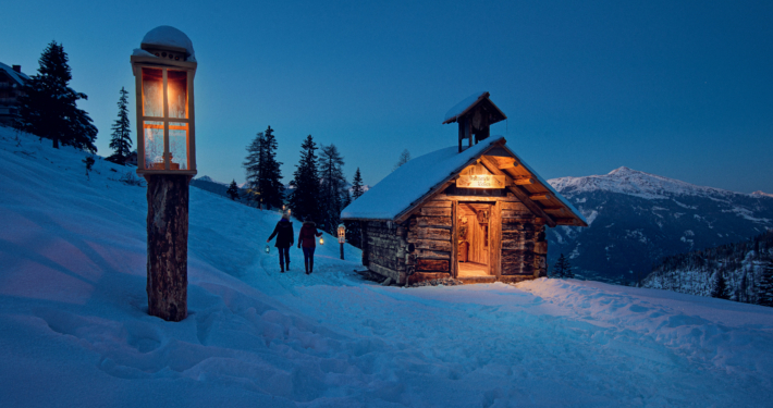Abendstimmung Lex Stadl am Katschberger Adventweg