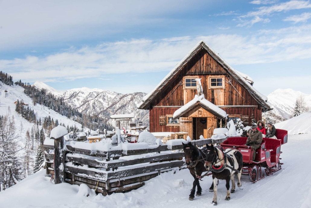 Pferdeschlittenfahrt am Katschberg