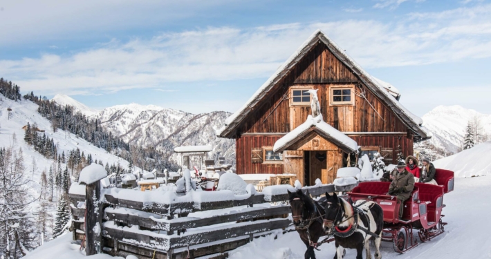 Pferdeschlittenfahrt am Katschberg