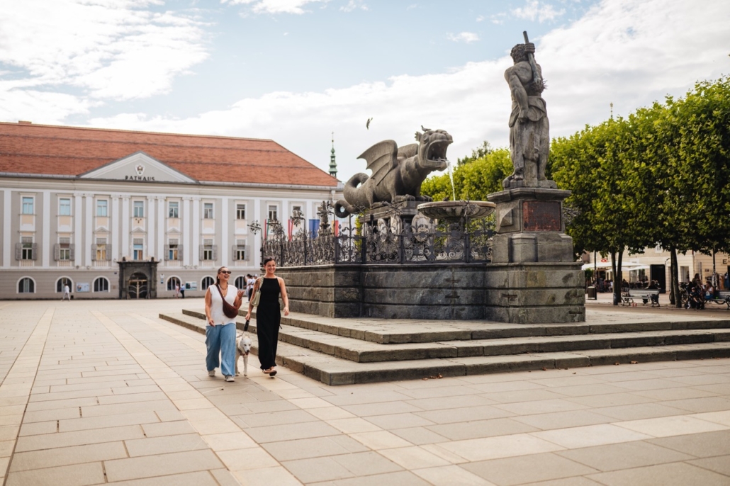 Flanieren durch die Klagenfurter Innenstadt