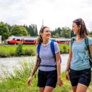 Michael Stabentheiiner Direkt vom Bahnhof weg wandern – mit „Rail & Trail“ möglich.